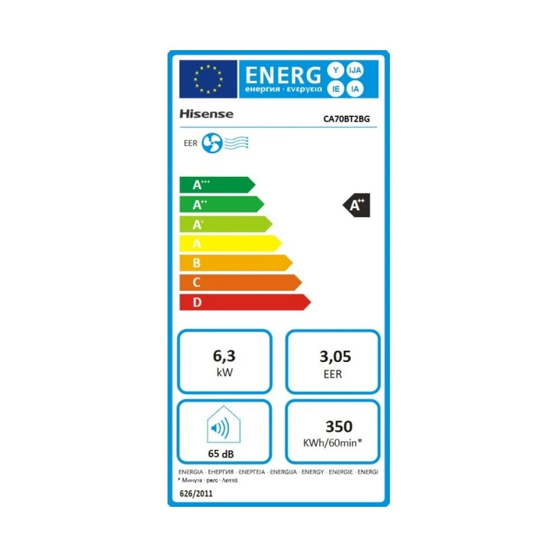 HISENSE  CA70BT2BG/ AS70BT2BW