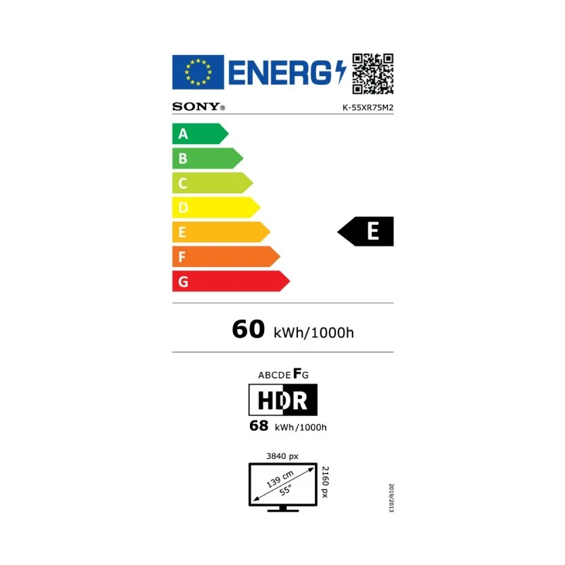 SONY BRAVIA 7 II K-55XR75M2PB RGB MINI LED TV
