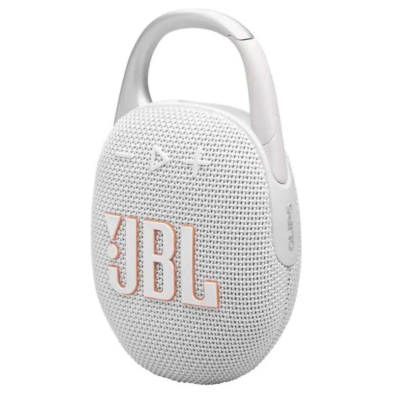 JBL CLIP 5 PORTABLE SPEAKER WHITE