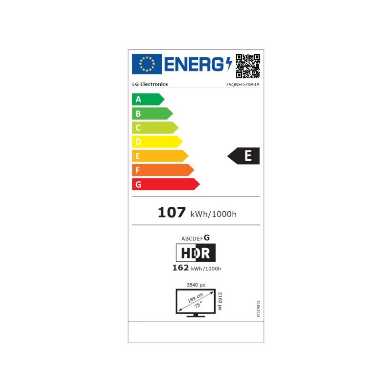 LG 75QNED70B3A QNED MINI-LED AI SMART TV