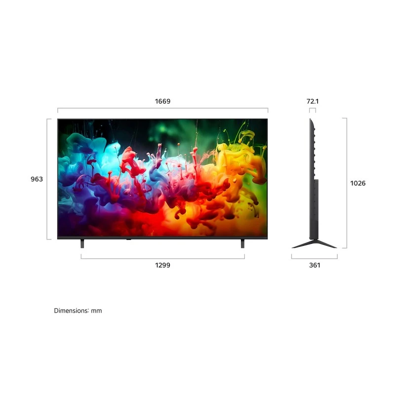 LG 75QNED70B3A QNED MINI-LED AI SMART TV
