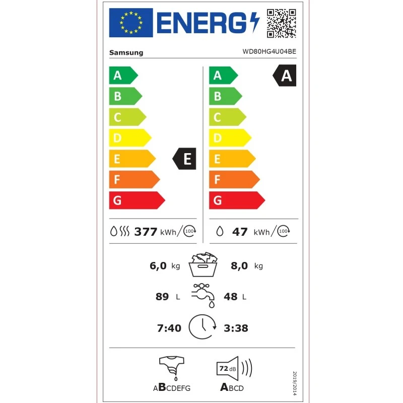 SAMSUNG WD80HG4U04BELE
