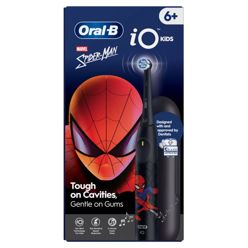ORAL B IO 6+ SPIDERMAN TOOTH BRUSHE