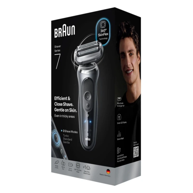 BRAUN 72-G1200S GREY SHAVER