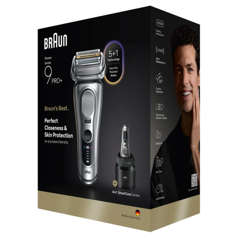 BRAUN 9667CC SILV SHAVER
