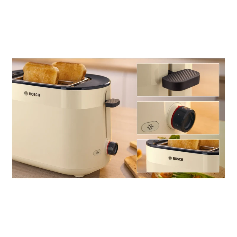 BOSCH TAT2M127 COMPACT TOASTER BEIGE
