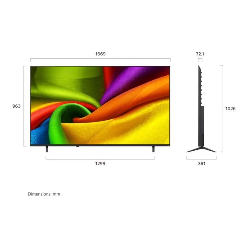 LG 75NU850B3LA NANOCELL AI SMART TV