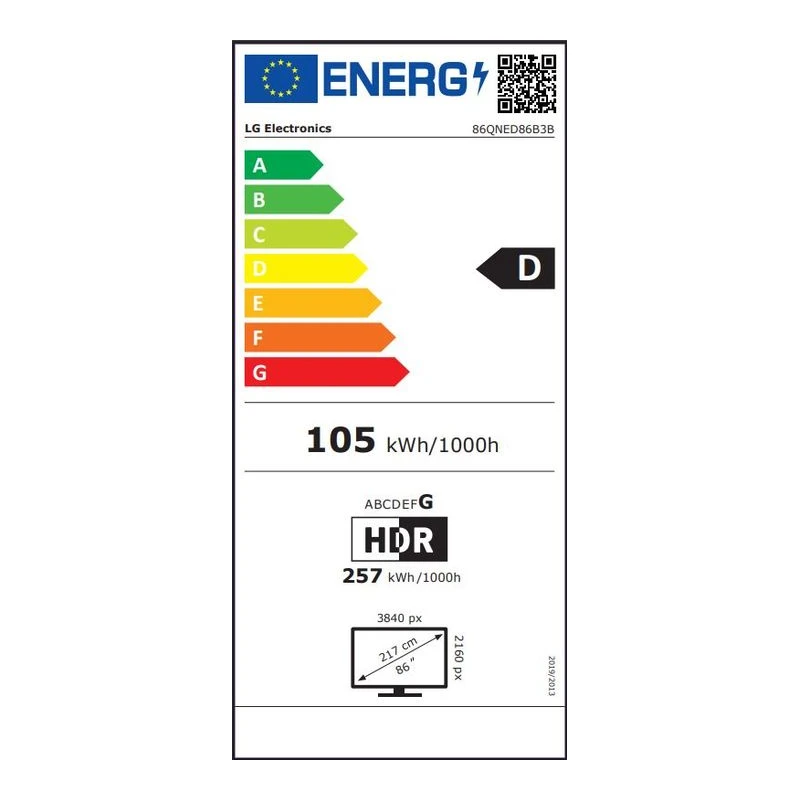 LG 86QNED86B3B QNED MINI-LED AI SMART TV