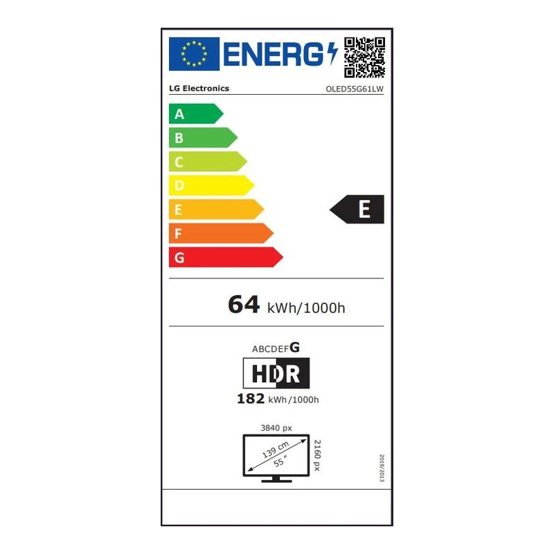 LG OLED55G61LW OLED EVO AI SMART TV