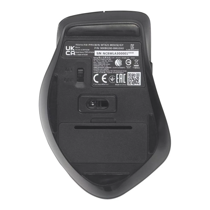 ASUS БЕЗЖИЧНА МИШКА WT425 MATTE GREY