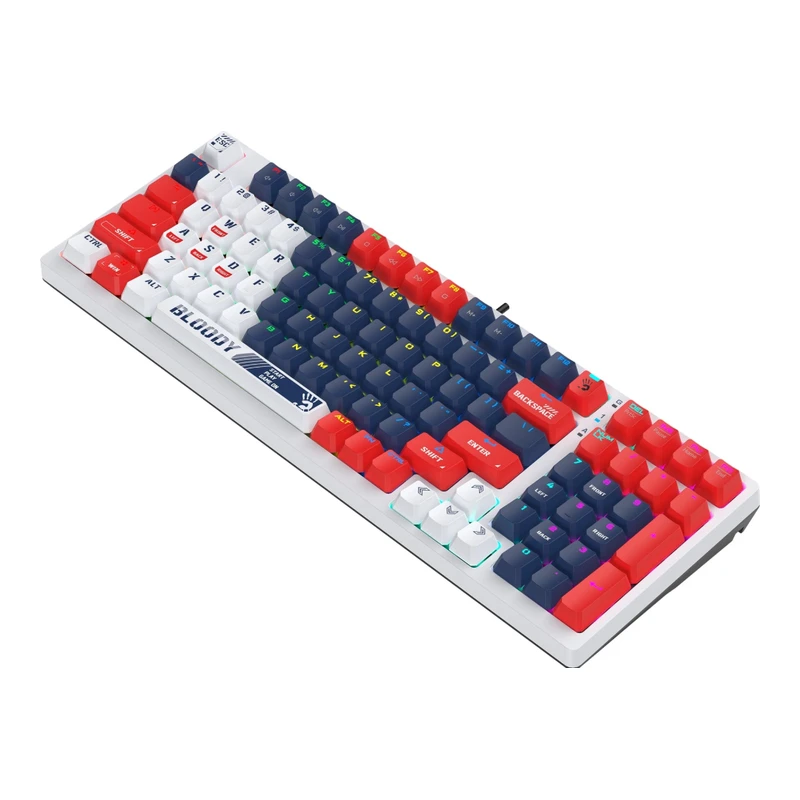 BLOODY S98 SPORTS КЛАВ. ГЕЙМЪРСКА С КАБЕЛ NAVY