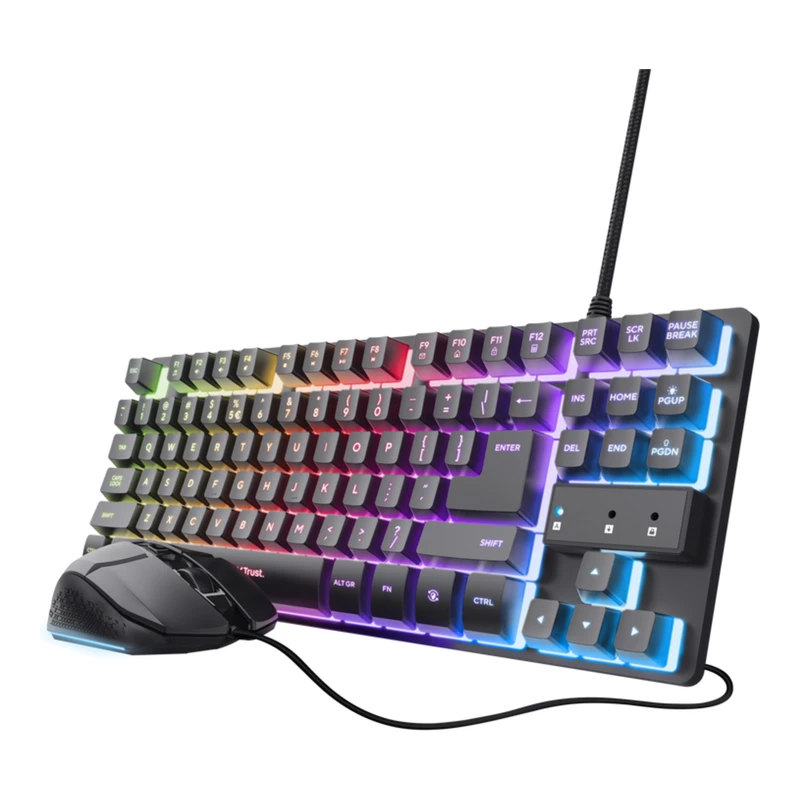 TRUST 25938 GXT798 2 IN 1 GAMING SET BLK US