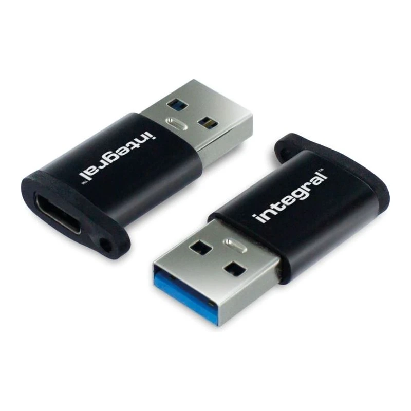 INTEGRAL TYPE-C TO TYPE-A ADAPTER TWIN PACK