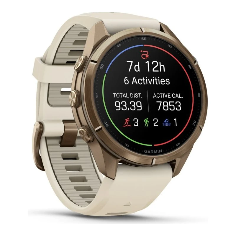 GARMIN WATCH FENIX 9 PRO 43 MM GOLD TIT CREAM/GRAY