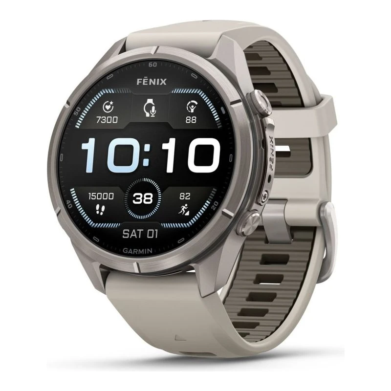 GARMIN WATCH FENIX 9 PRO 43 MM  TIT GRAY/SANDSTONE