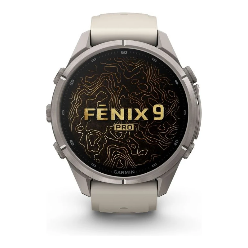 GARMIN WATCH FENIX 9 PRO 43 MM  TIT GRAY/SANDSTONE