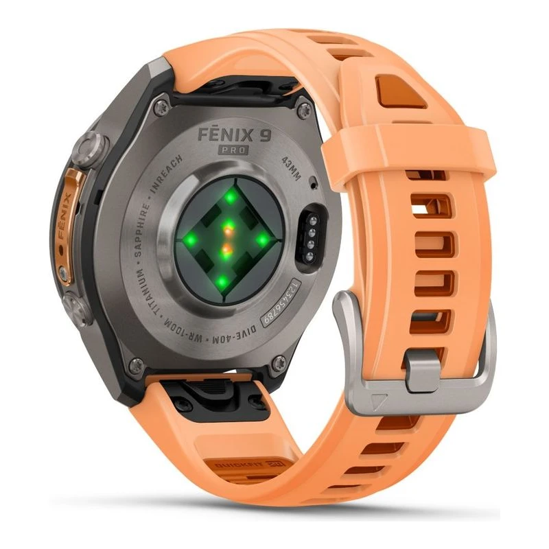 GARMIN WATCH FENIX 9 PRO INREACH 43 MM TIT PINK/ORANGE