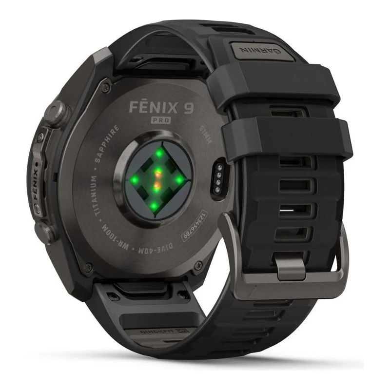 GARMIN WATCH FENIX 9 PRO 51 MM DLC TIT BLACK/GRAY