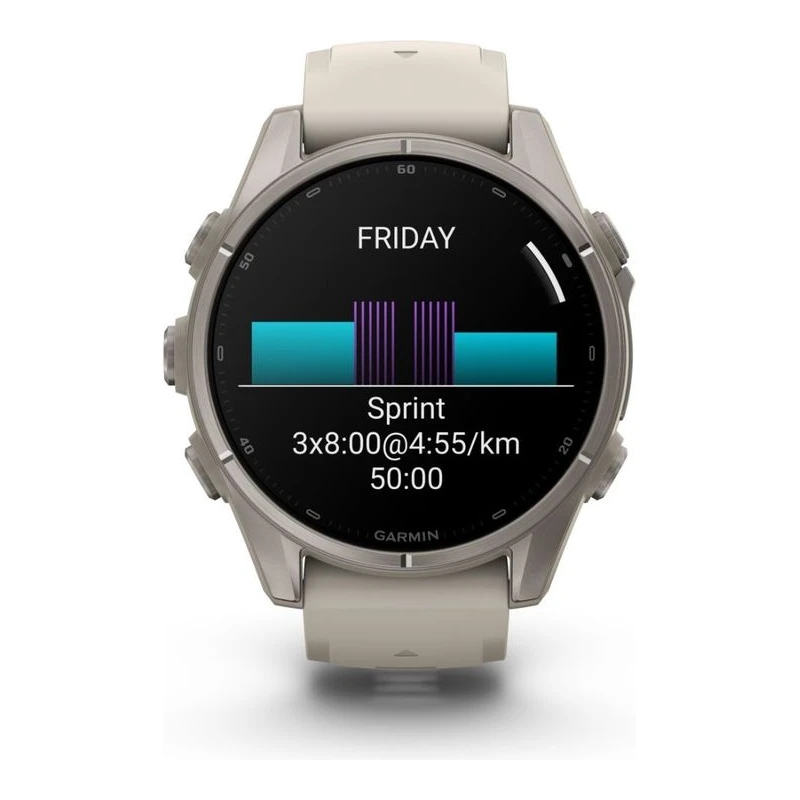 GARMIN WATCH FENIX 9 43 MM TIT FRENCH GRAY