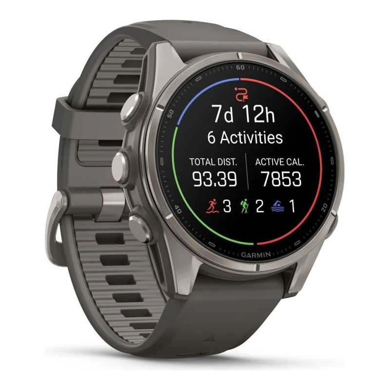 GARMIN WATCH FENIX 9 43 MM TIT  PEBBLE GRAY