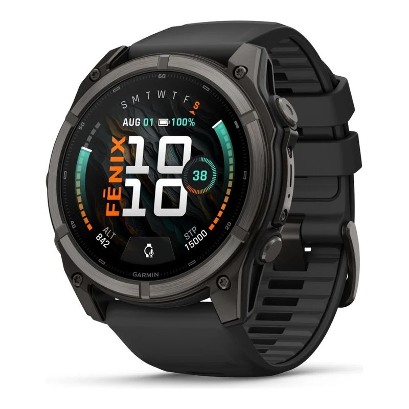 GARMIN WATCH FENIX 9 51 MM DLC TITANIUM BLACK