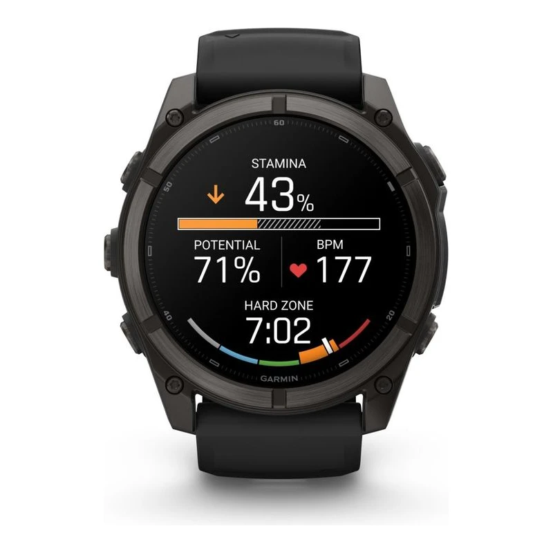 GARMIN WATCH FENIX 9 51 MM DLC TITANIUM BLACK