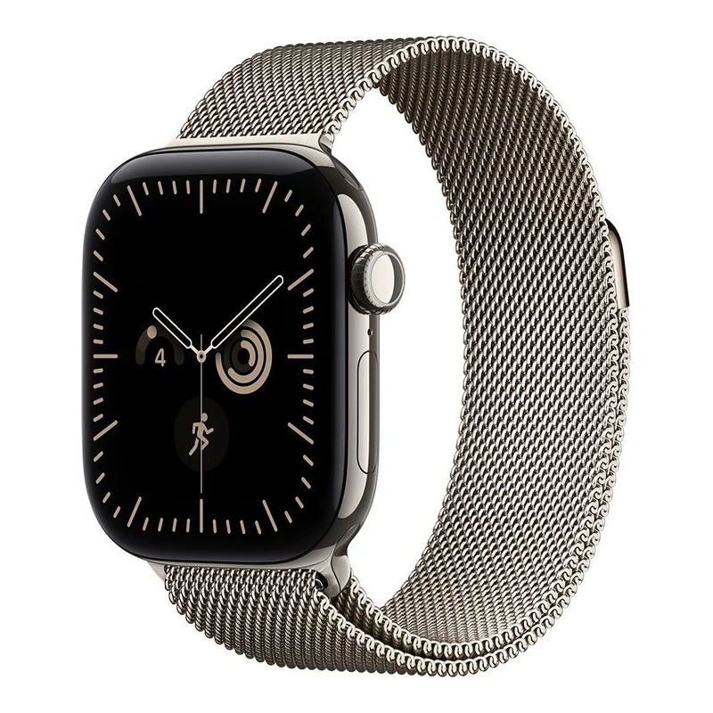 APPLE WATCH 12 CELL 42MM NATURAL TIT / NATURAL MILANESE