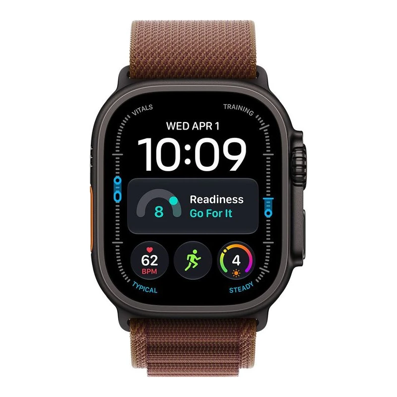 APPLE WATCH ULTRA 4 CELL 49MM BLACK TIT BURGUNDY ALPINE-M