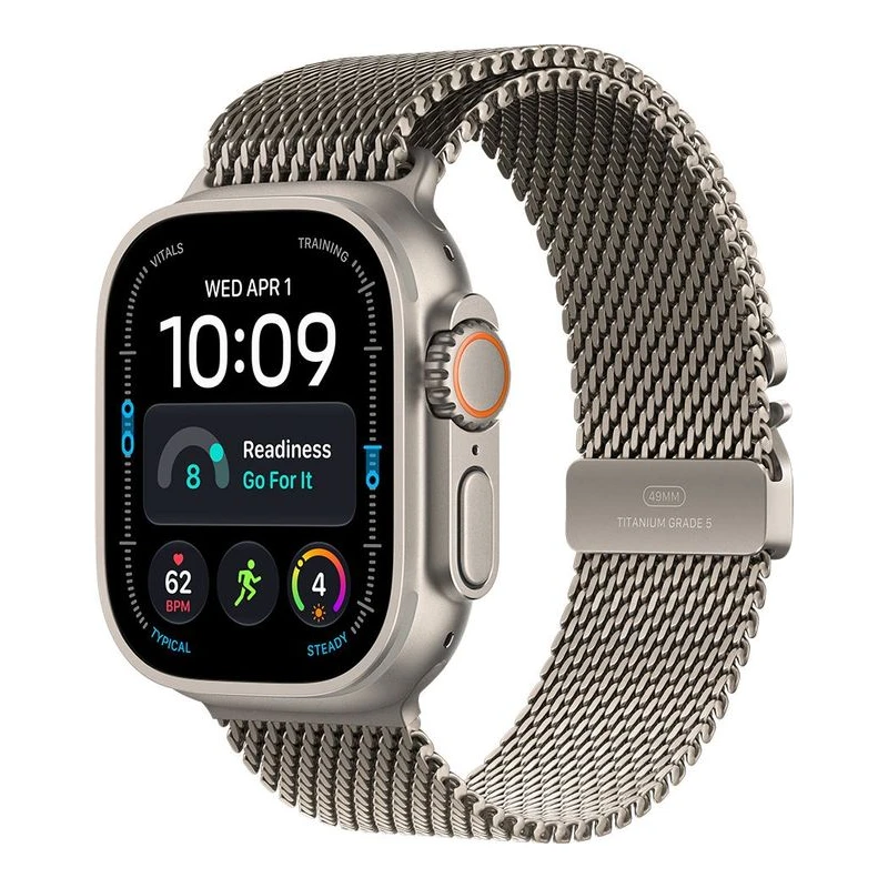 APPLE WATCH ULTRA 4 CELL 49MM NATURAL TIT MILANESE-S