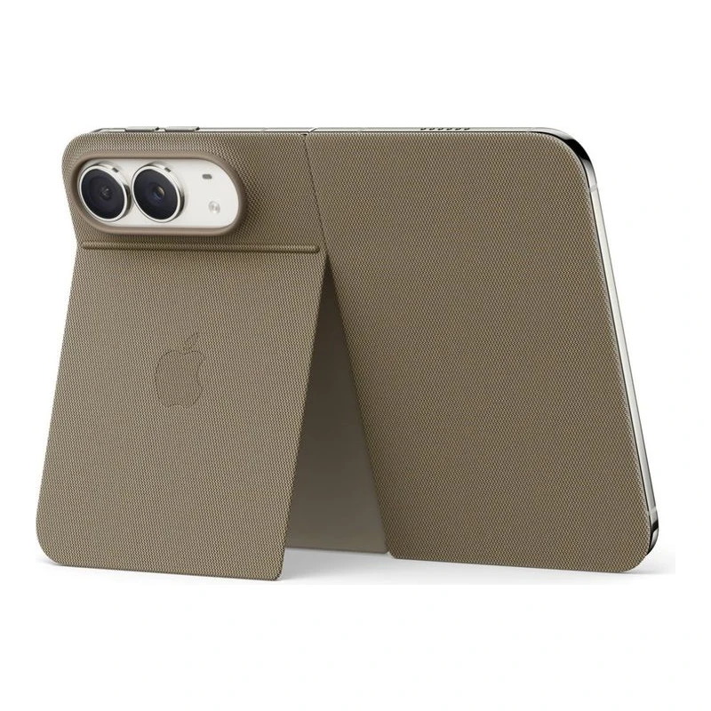 APPLE IPHONE&nbsp;DUO MKR64ZM/A&nbsp;FOLIO WITH KICKSTAND TAUPE