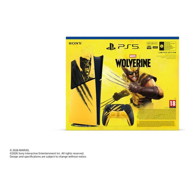 PLAYSTATION 5 SLIM DE MARVELS  WOLVERINE