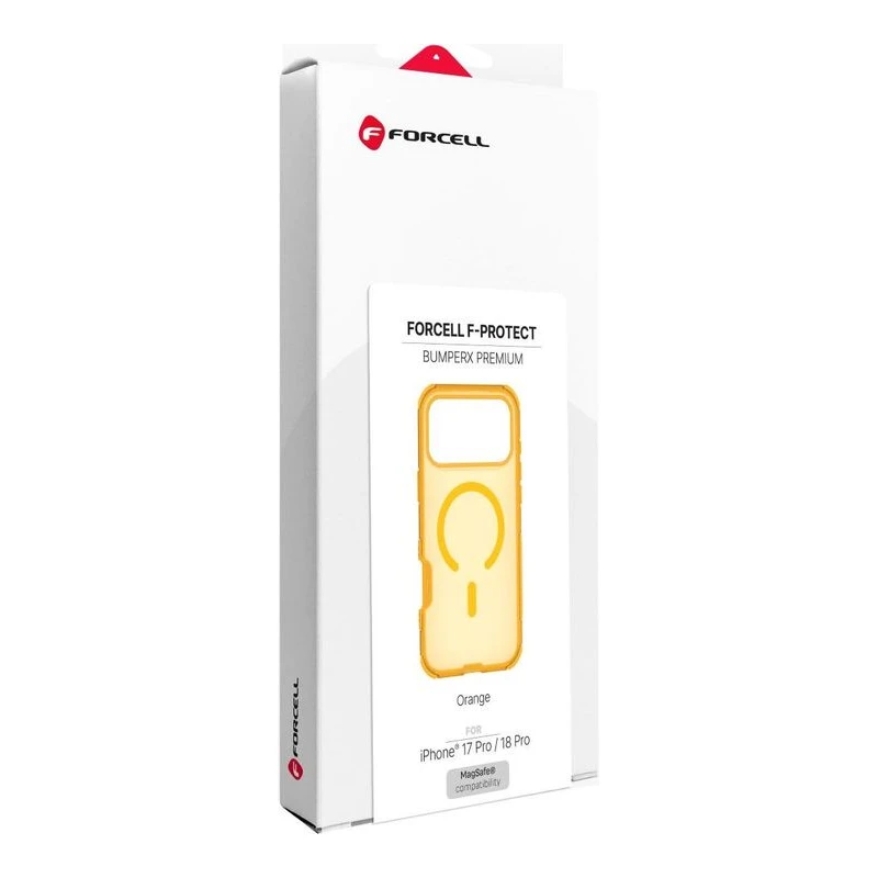 FORCELL КАЛЪФ BUMPER X MAGSAFE ЗА IPHONE 18PRO/17PRO ОРАНЖ