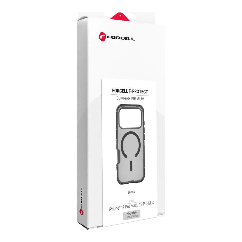 FORCELL КАЛЪФ BUMPER X MAGSAFE ЗА IPHONE 18/17PRO MAX ЧЕРЕН