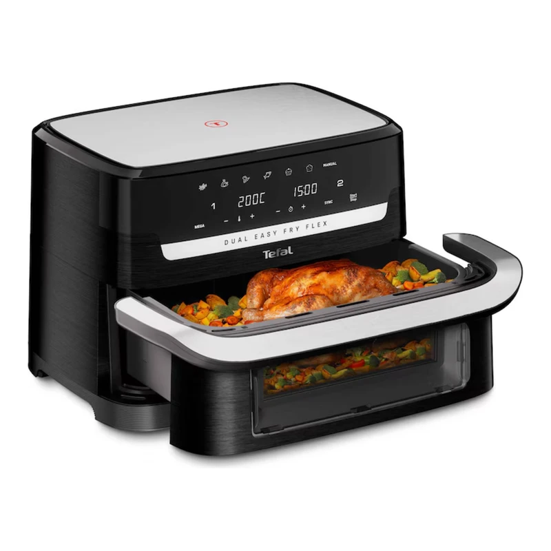 TEFAL EY9278E0 EVER FRY DUAL FLEX 2700W 9L AIR FRYER