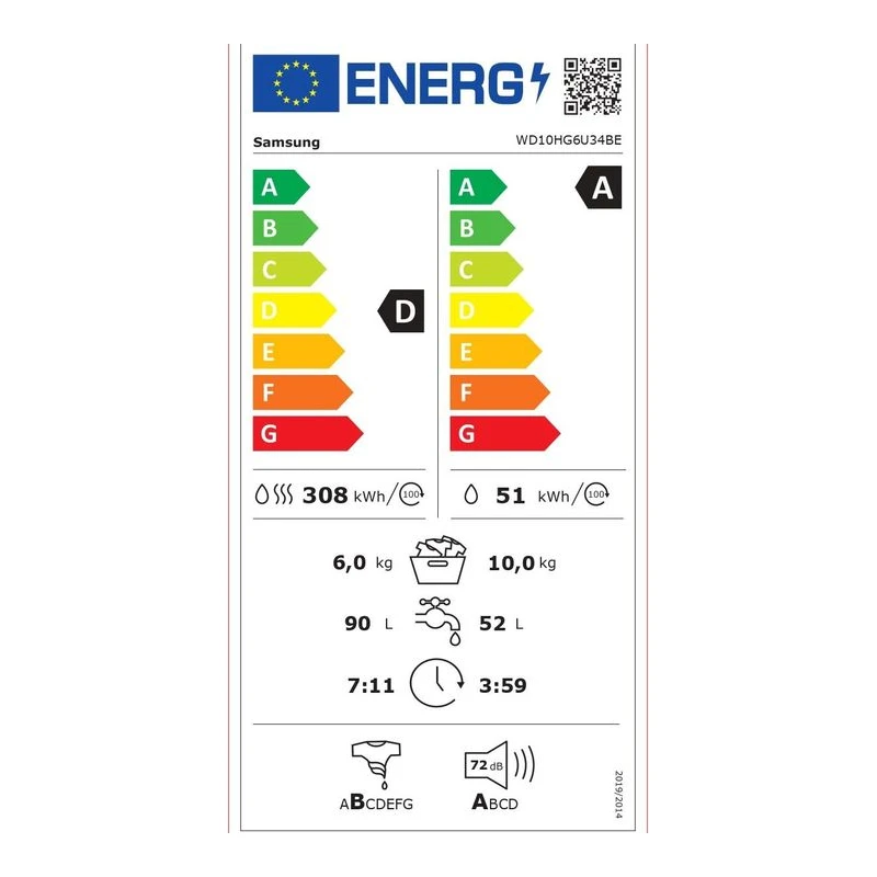 SAMSUNG WD10HG6U34BEU4