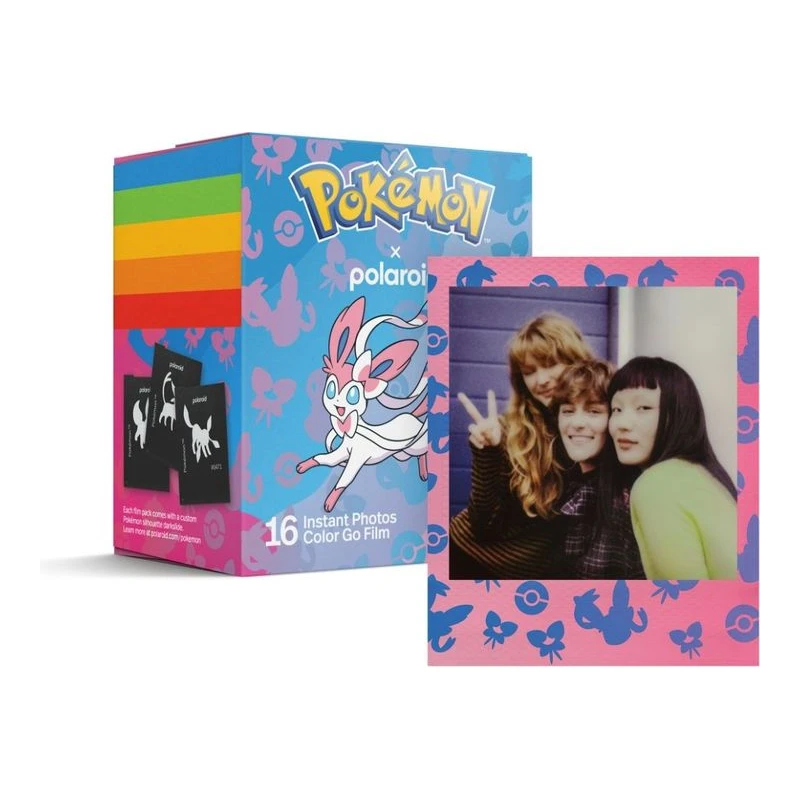 POLAROID GO COLOR FILM - POKEMON DARK FRAME DOUBLE PACK