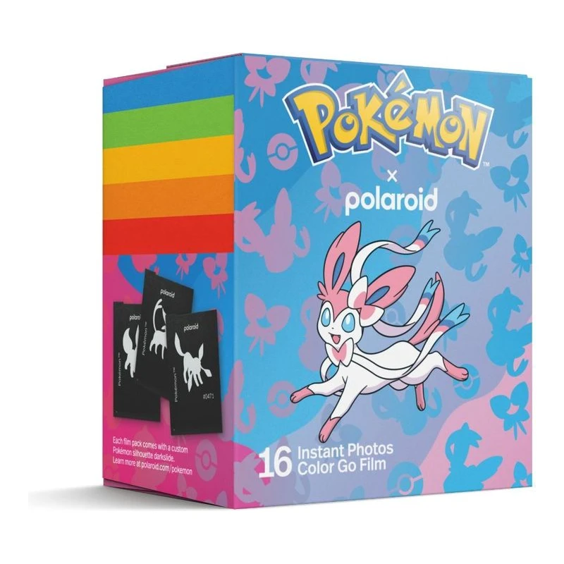 POLAROID GO COLOR FILM - POKEMON DARK FRAME DOUBLE PACK