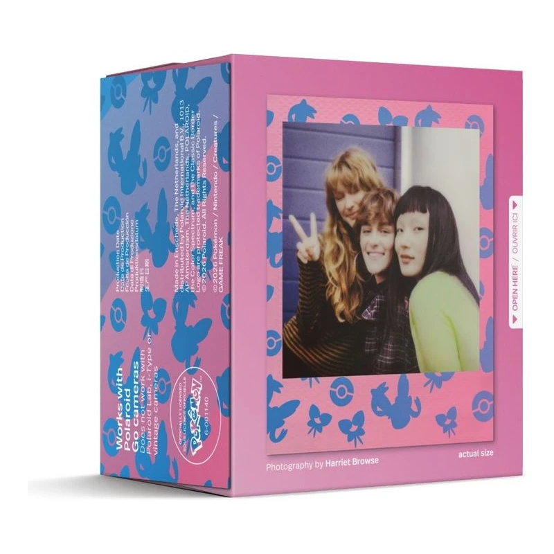 POLAROID GO COLOR FILM - POKEMON DARK FRAME DOUBLE PACK