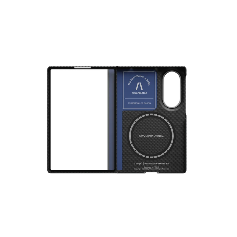 PITAKA FBWFOLD8F EDGE CASE GALAXY Z FOLD 8 WIDE GREY