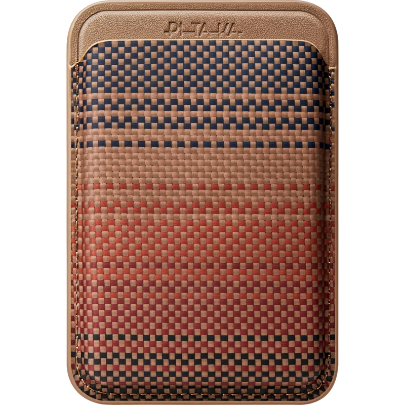 PITAKA MWW2402 MAGSAFE WOVEN WALLET SUNSET