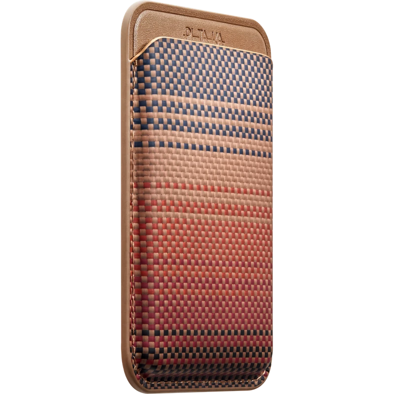 PITAKA MWW2402 MAGSAFE WOVEN WALLET SUNSET