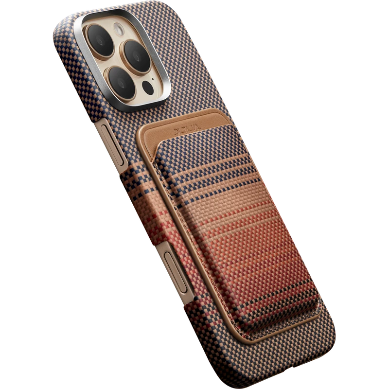 PITAKA MWW2402 MAGSAFE WOVEN WALLET SUNSET