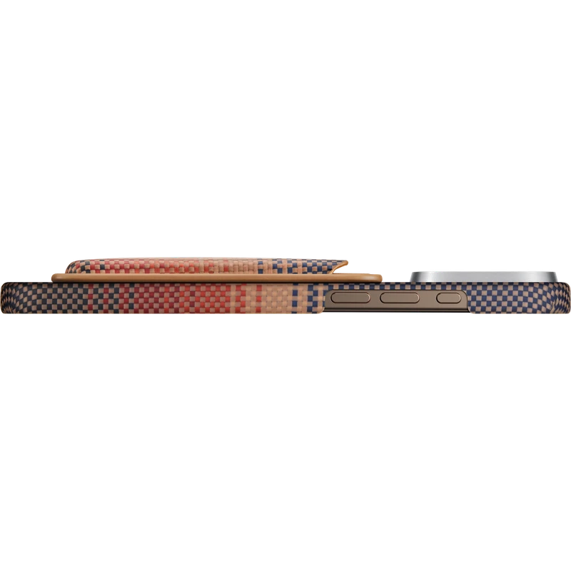 PITAKA MWW2402 MAGSAFE WOVEN WALLET SUNSET