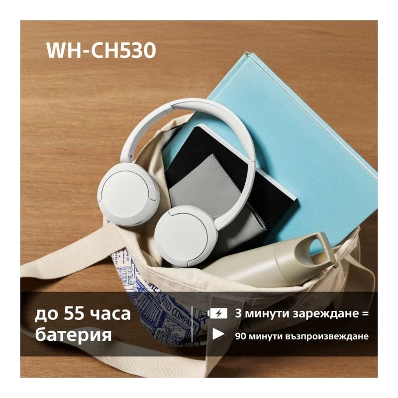 SONY WH-CH530G WIRELESS HEADPHONES GREEN