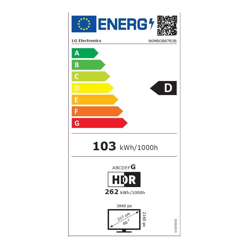 LG 86MRGB87B3B MINI RGB EVO AI SMART TV