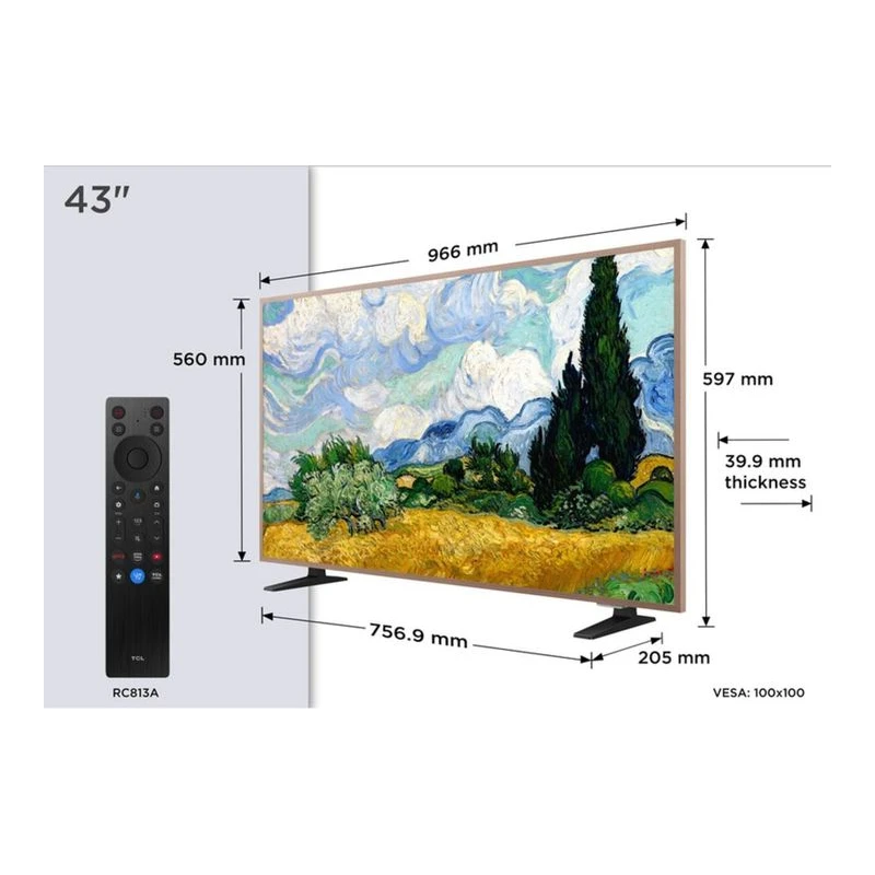 TCL 43A400 Pro MINI LED SMART GOOGLE TV