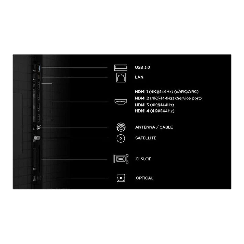 TCL 85C8L SQD MINI LED SMART GOOGLE TV
