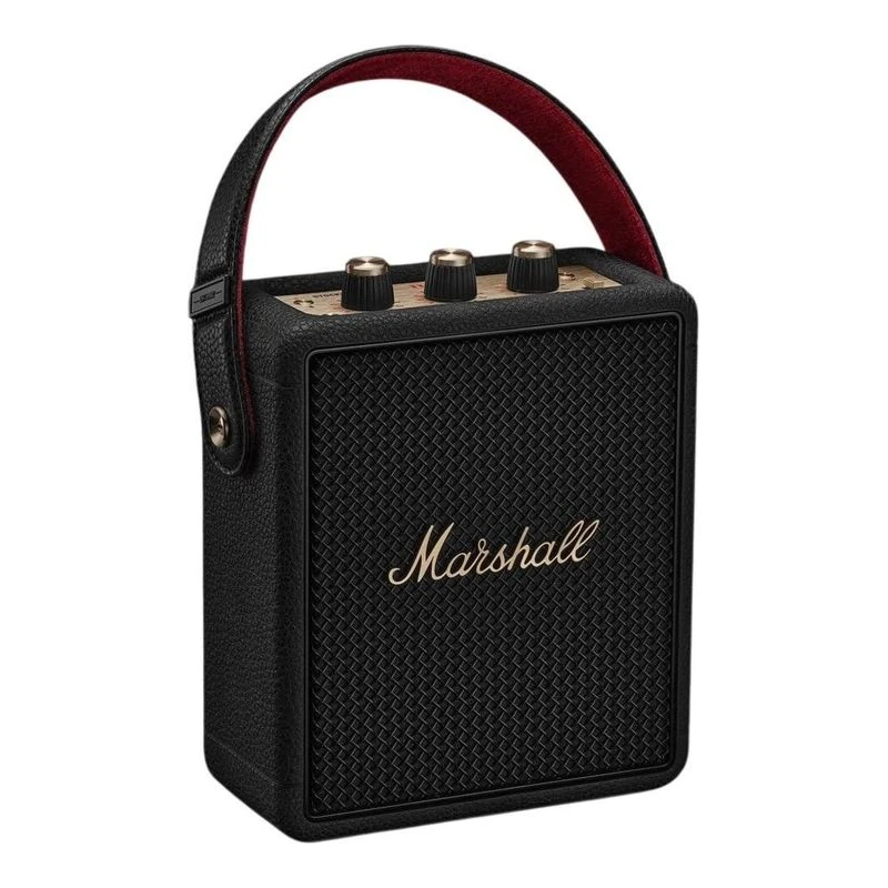 MARSHALL STOCKWELL III PORTABLE SPEAKER BLACK AND BRASS