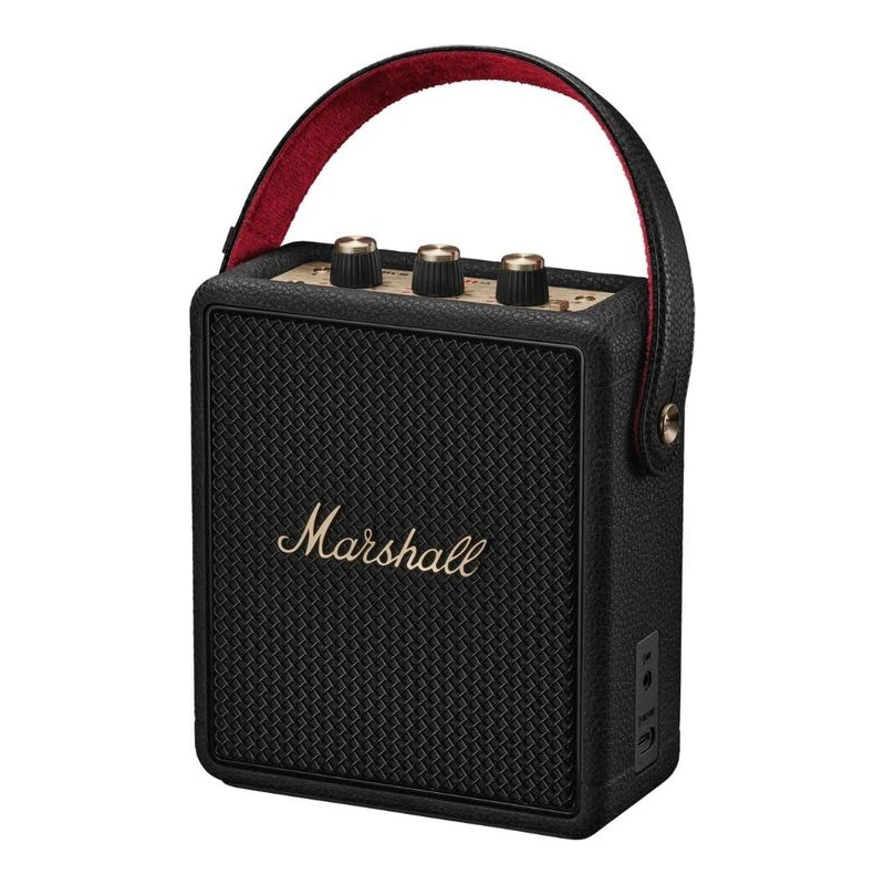 MARSHALL STOCKWELL III PORTABLE SPEAKER BLACK AND BRASS