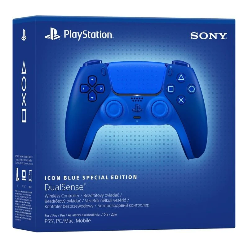 PS5 DUALSENSE WIRELESS CONTROLLER ICON BLUE